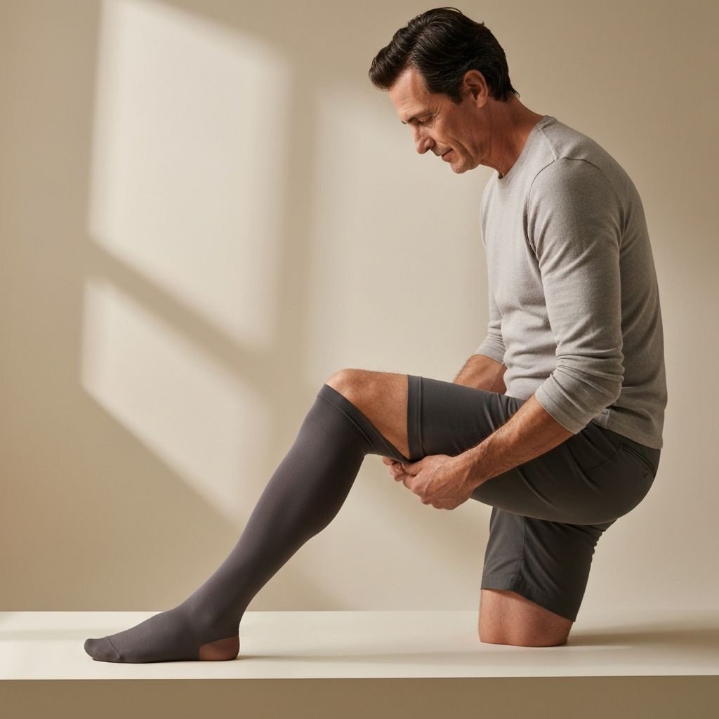 Kompressionsstrümpfe richtig anziehen: Tipps vom Sanitätshaus