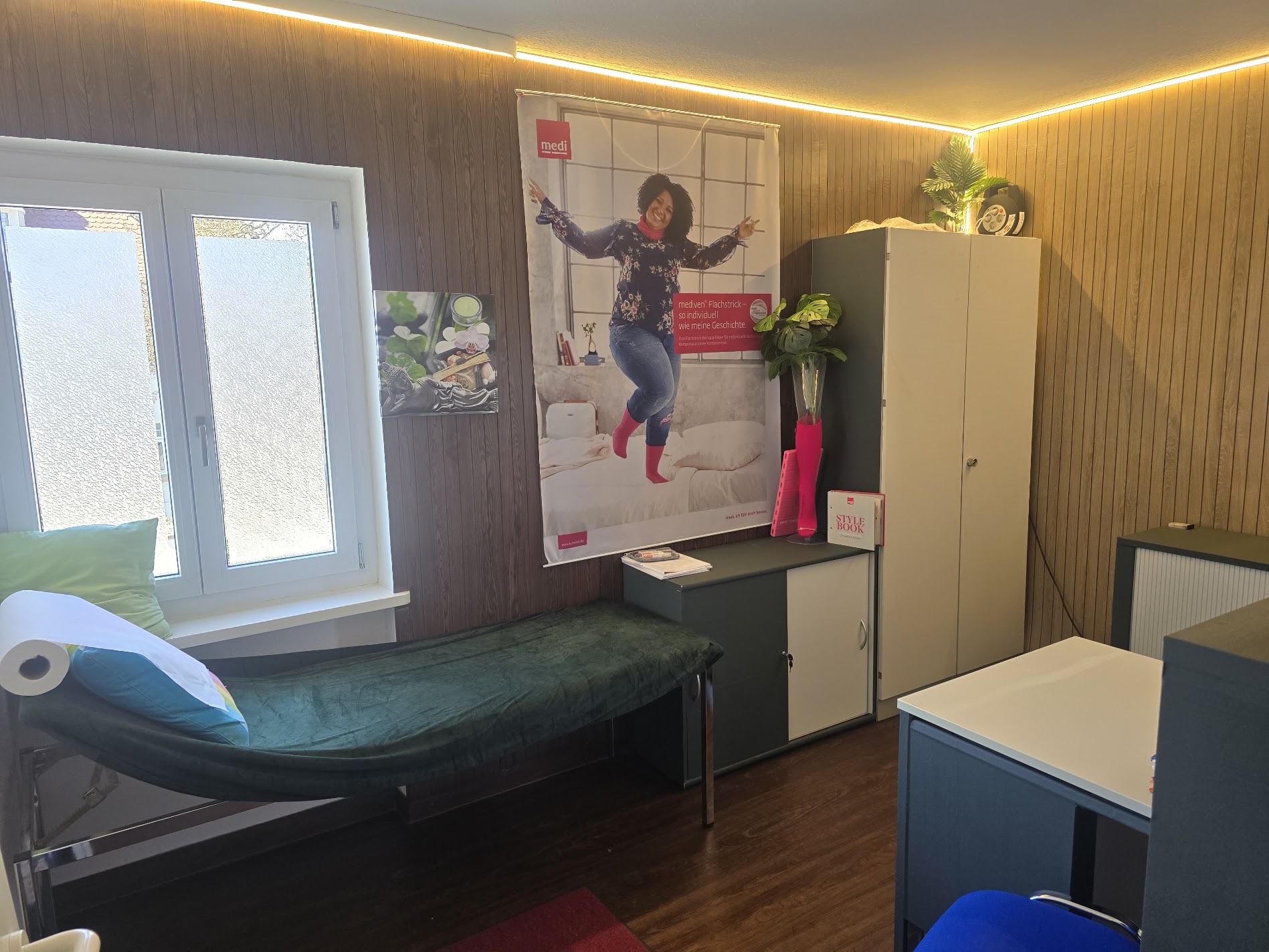 Das Anpasszimmer im Sanitätshaus Activ Med Dillingen