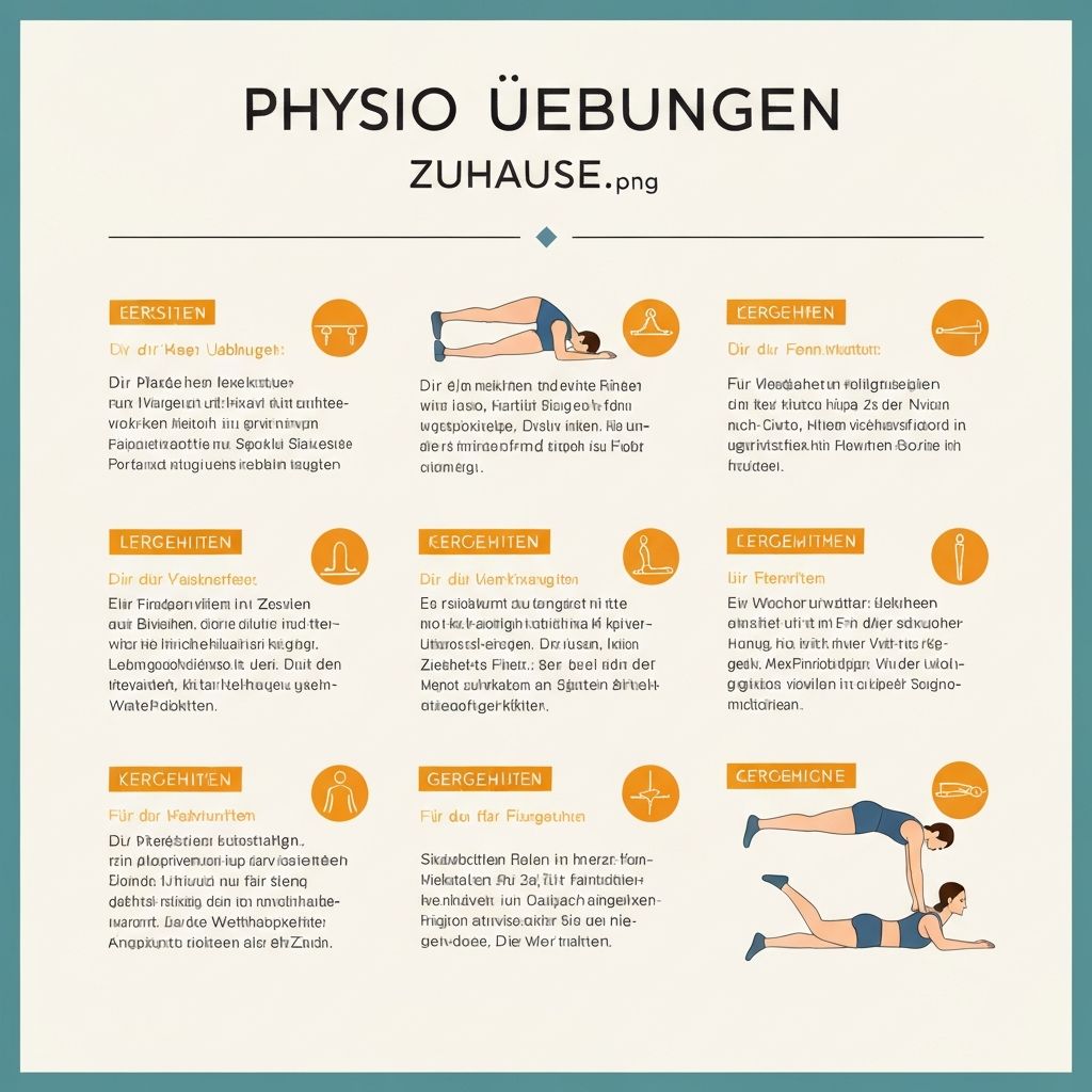 Physiotherapie-Übungen für zu Hause: Anleitungen